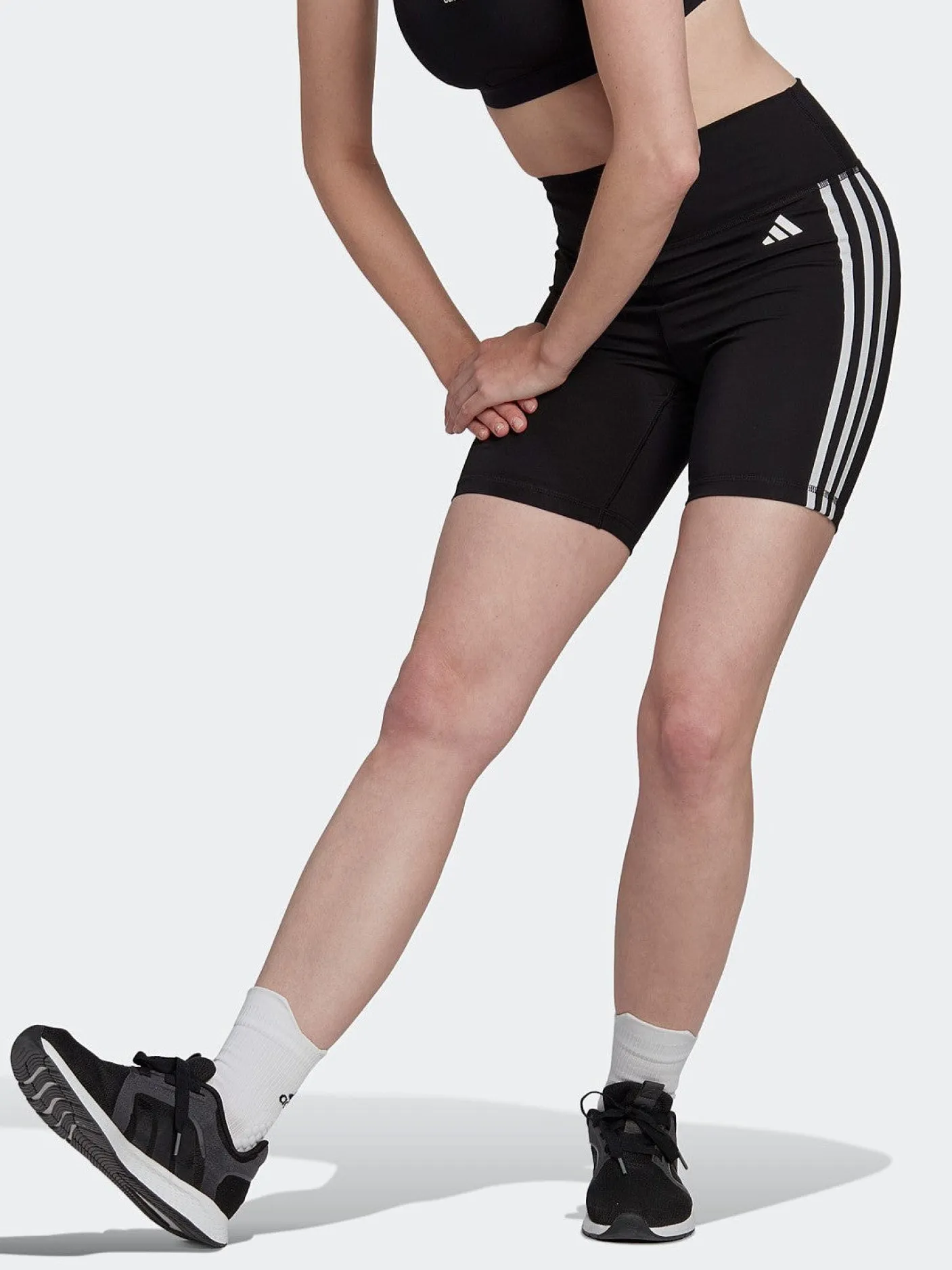 Women adidas Shorts-3 Stripes Short Tights