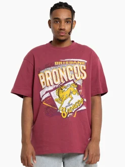 Mitchell & Ness Tees & Singlets-Abstract Tee Broncos