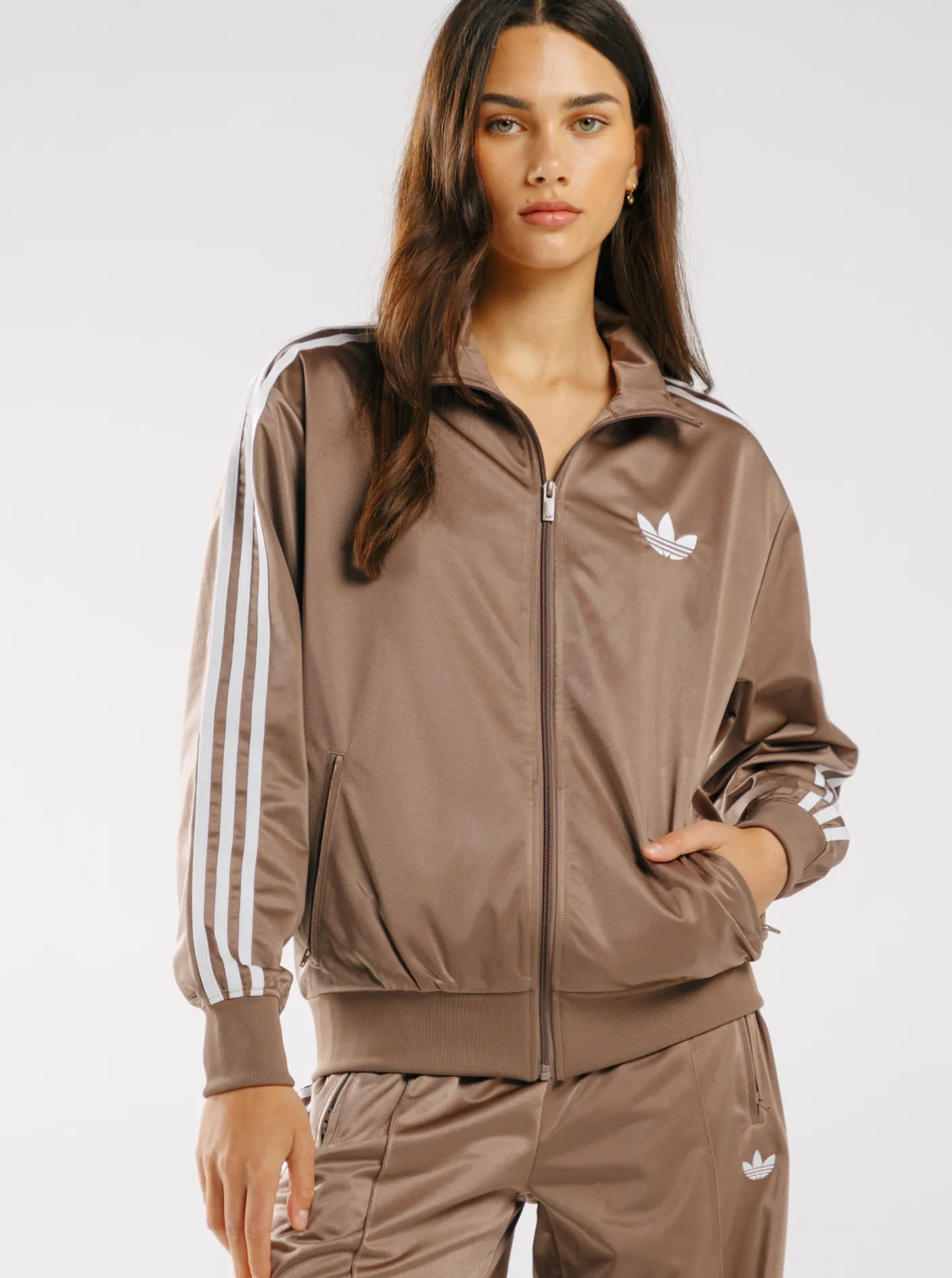 Women adidas Originals Jackets & Vests-Adicolor Classic Firebird Loose Track Top
