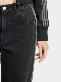 Women adidas Originals Pants & Sweats-Adicolor Denim 3-Stripes Track Pant