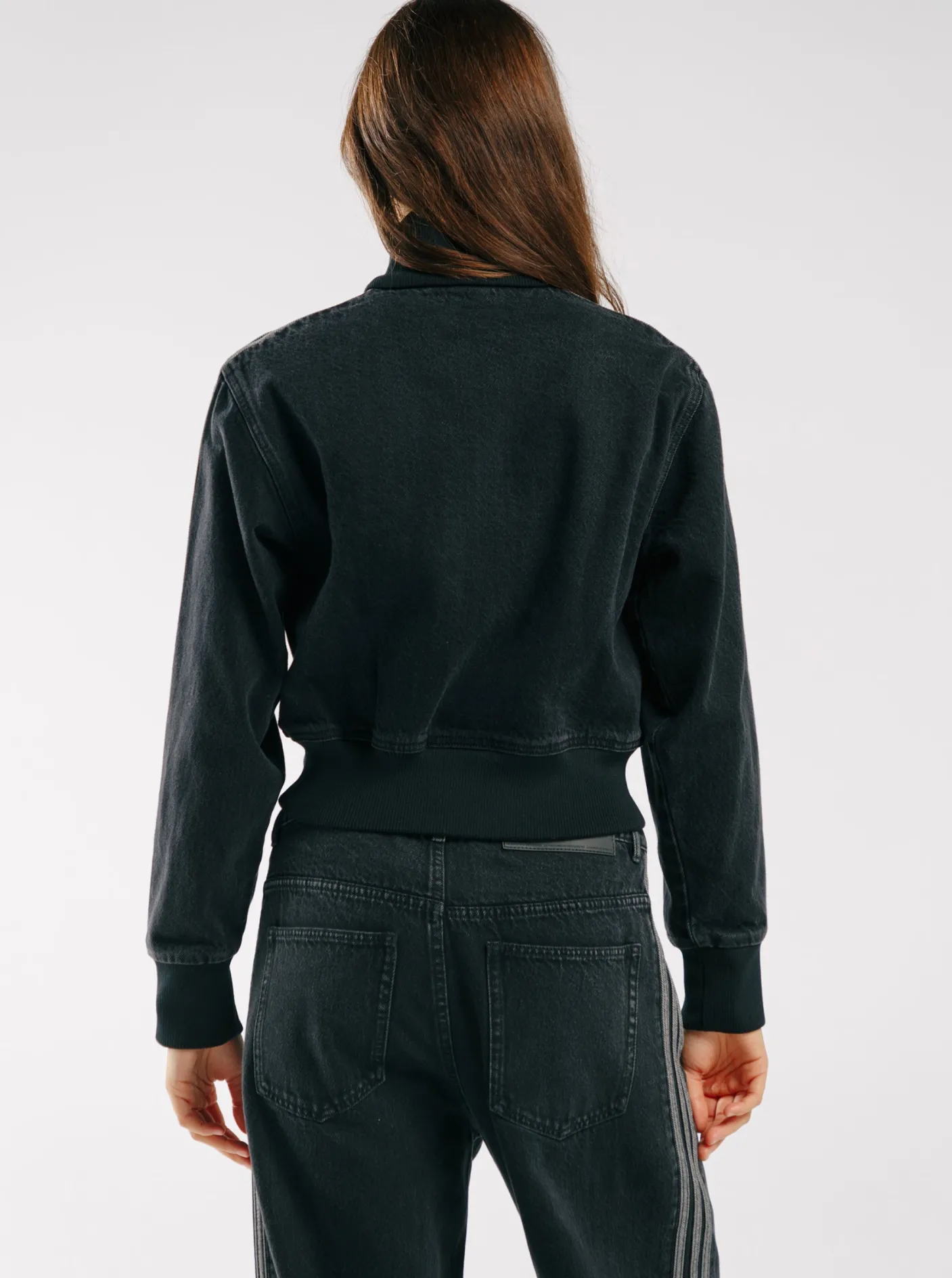 Women adidas Originals Jackets & Vests-Adicolor Denim Track Top