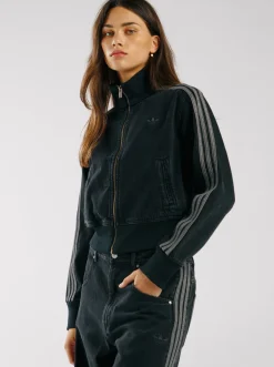 Women adidas Originals Jackets & Vests-Adicolor Denim Track Top