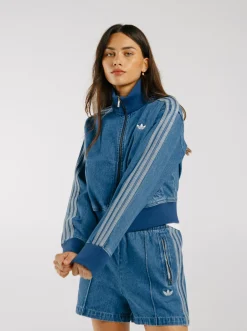 Women adidas Originals Jackets & Vests-Adicolor Denim Track Top