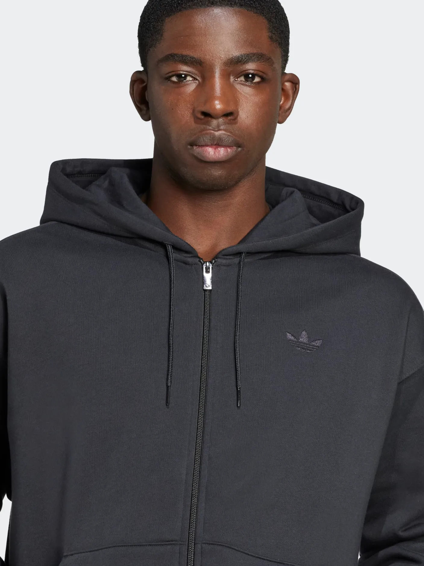 adidas Originals Hoodies & Crews-Adicolor Oversized Full-Zip Hoodie