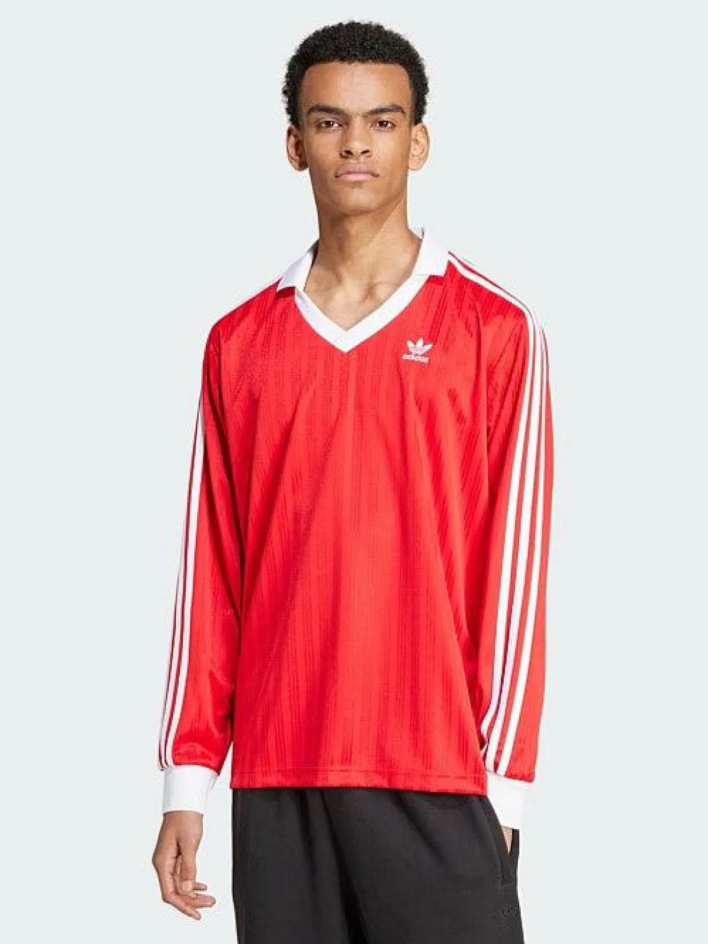 adidas Originals Polos & Shirts-Adicolor Piqué Football Long Sleeve Top