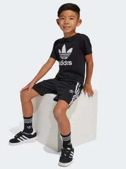 Kids adidas Originals Tees-Adicolor Shorts Tee Set Kids