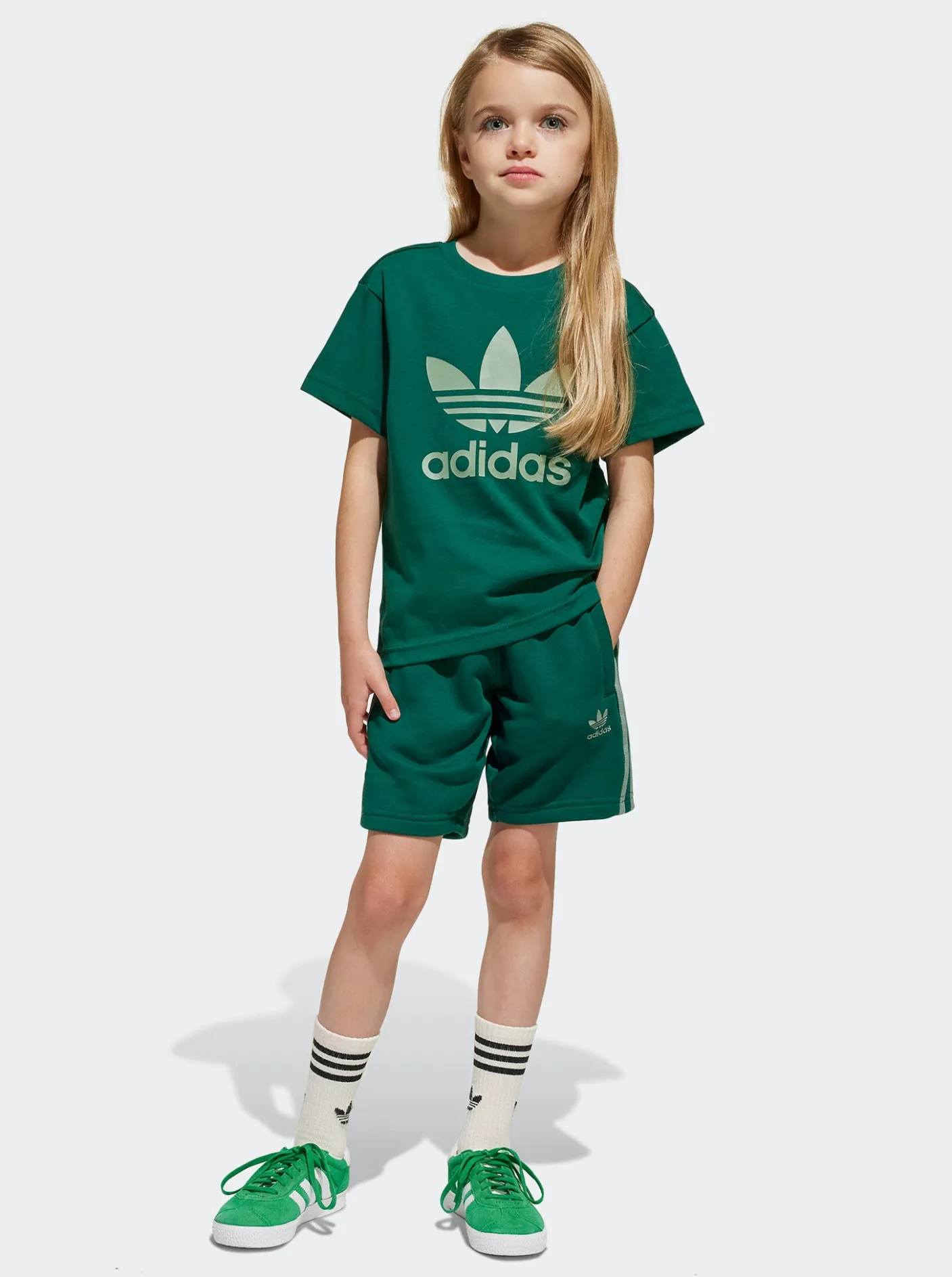 Kids adidas Originals Tees-Adicolor Shorts Tee Set Kids