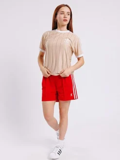 Women adidas Originals Tees & Tanks-Adicolor 3-Stripes Pinstripe T-Shirt