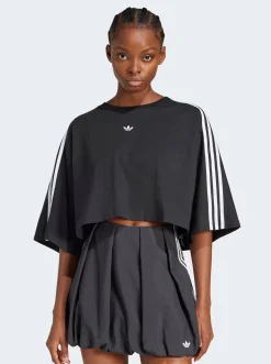 Women adidas Originals Tees & Tanks-Adilenium Season 3 Boxy Oversized T-Shirt