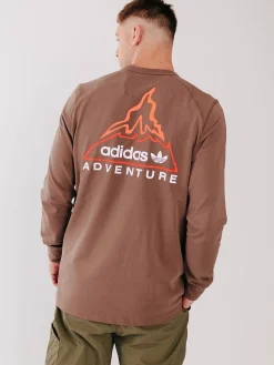 adidas Originals Tees & Singlets-Adventure Volcano Long Sleeve Tee