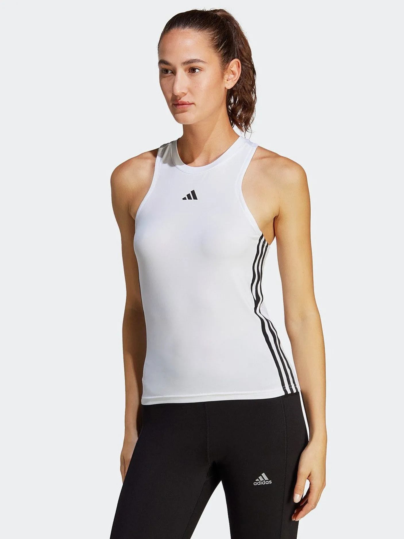 Women adidas Performance-AEROREADY Train Essentials Regular 3-Stripes Tank Top