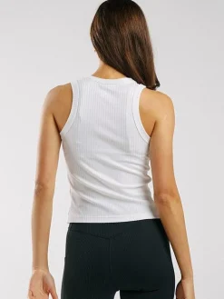 Women adidas Performance-All Gym Seasonal Rib Tonal 3-Stripe Tank