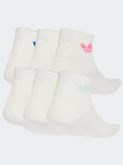 adidas Originals Socks & Underwear-Ankle Socks Kids 6Pack