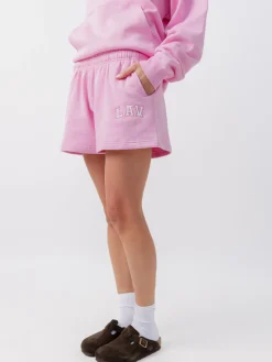 Women LAV Shorts-Applique Fleece Shorts