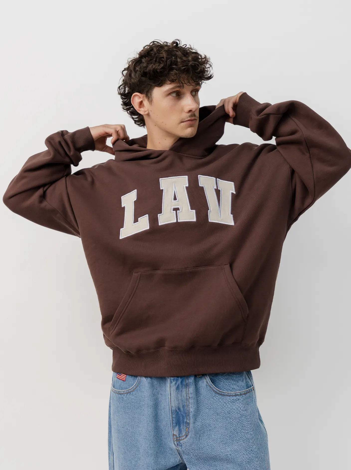 LAV Hoodies & Crews-Applique Hoodie