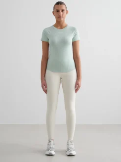Women Aimn Running|Performance-Aqua Soft Basic Short Sleeve