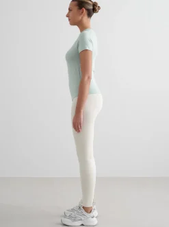 Women Aimn Running|Performance-Aqua Soft Basic Short Sleeve
