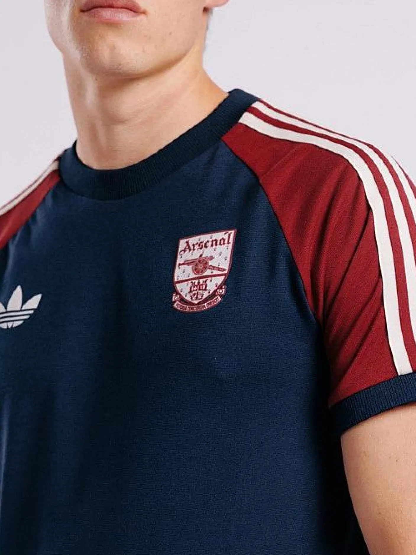 adidas Originals Tees & Singlets-Arsenal Adicolor Classics 3-Stripes Tee