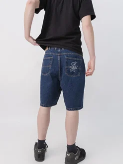Women LAV Shorts|Shorts-Baggy Denim Shorts