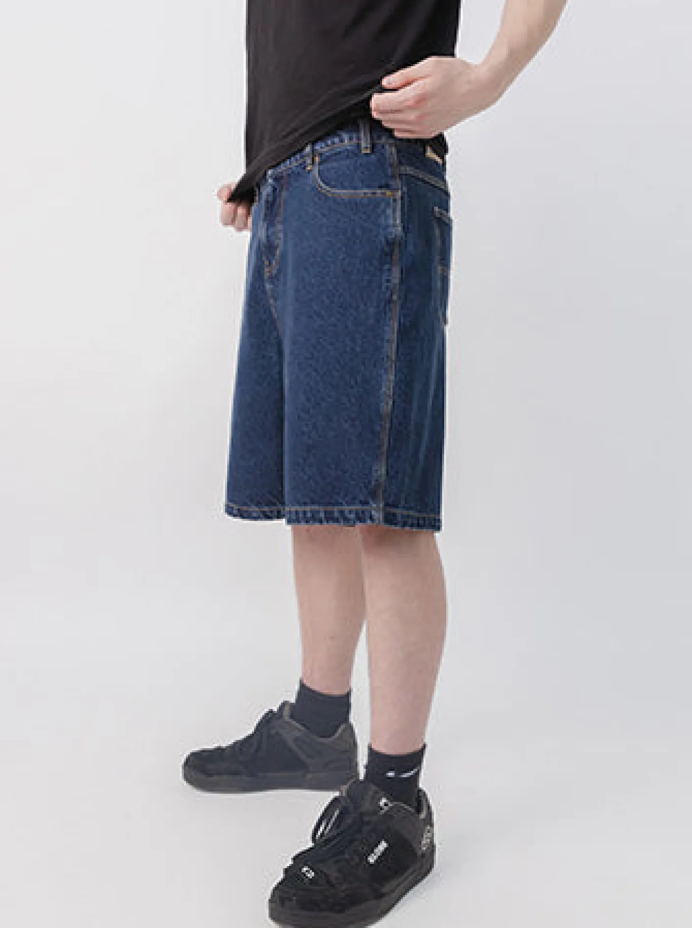 Women LAV Shorts|Shorts-Baggy Denim Shorts