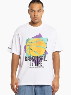 Mitchell & Ness Tees & Singlets-Basketball Is Life Tee
