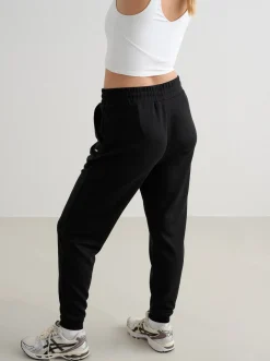 Women Aimn Pants & Sweats-Black Comfy Modal Pants