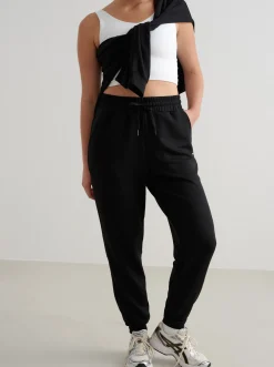 Women Aimn Pants & Sweats-Black Comfy Modal Pants