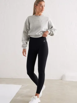 Women Aimn Performance|Tights-Black Limitless Seamless Tights