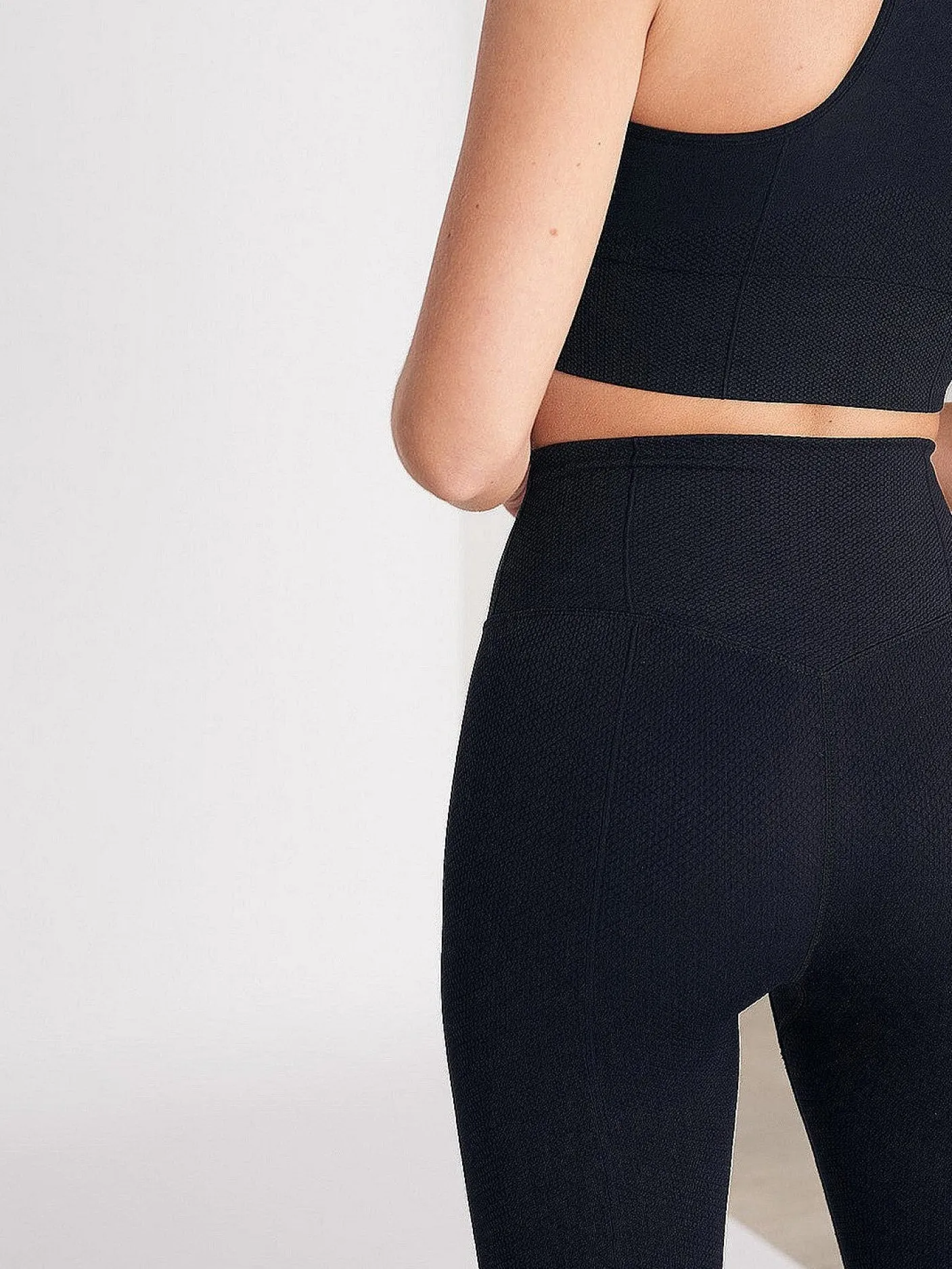 Women Aimn Performance|Tights-Black Luxe Seamless Tights