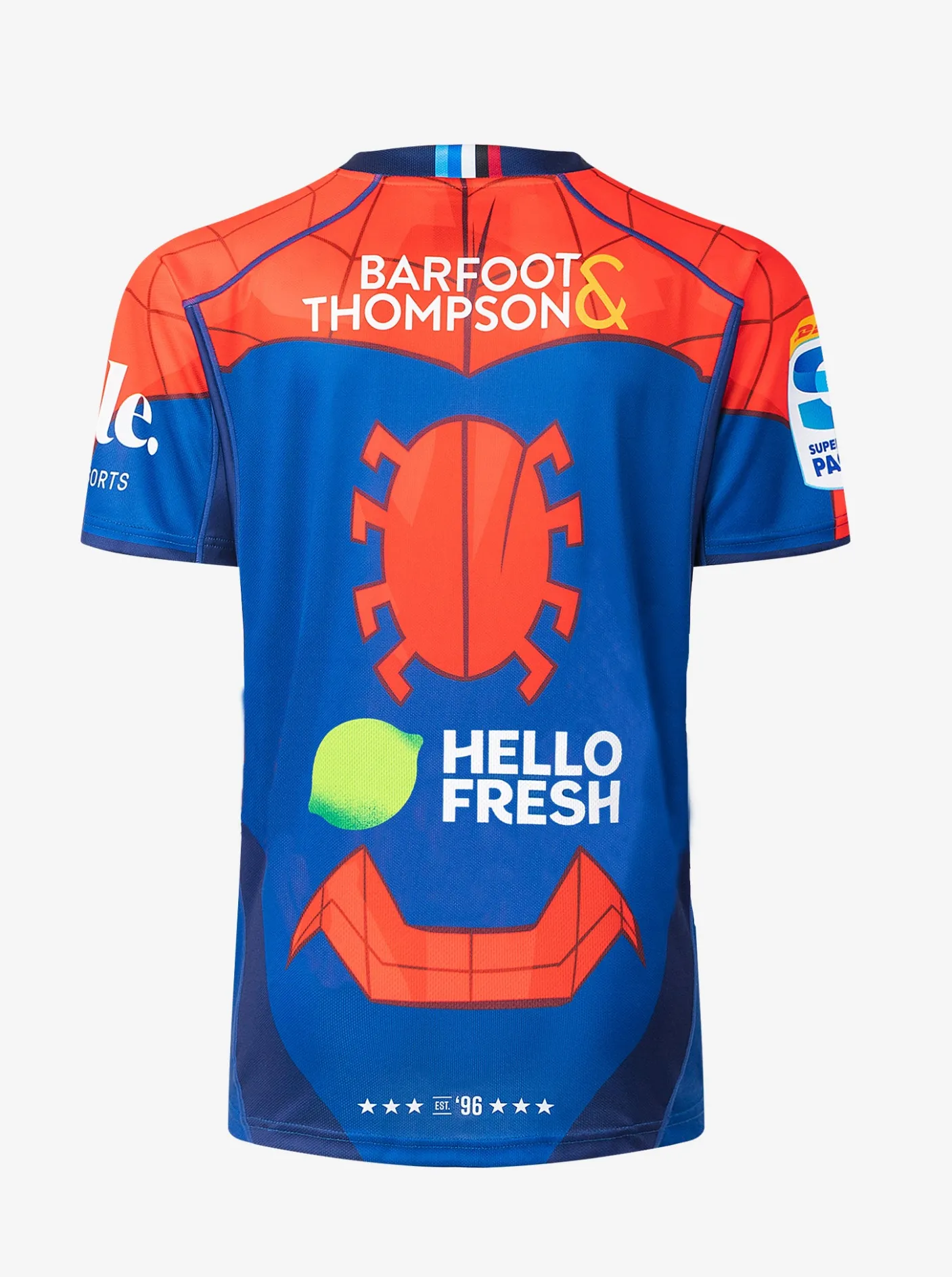 Classic Sportswear Rugby Jerseys|Super Rugby-Blues Spiderman Jersey