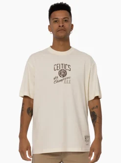 Mitchell & Ness Tees & Singlets-Boston Celtics Mono Champs Tee