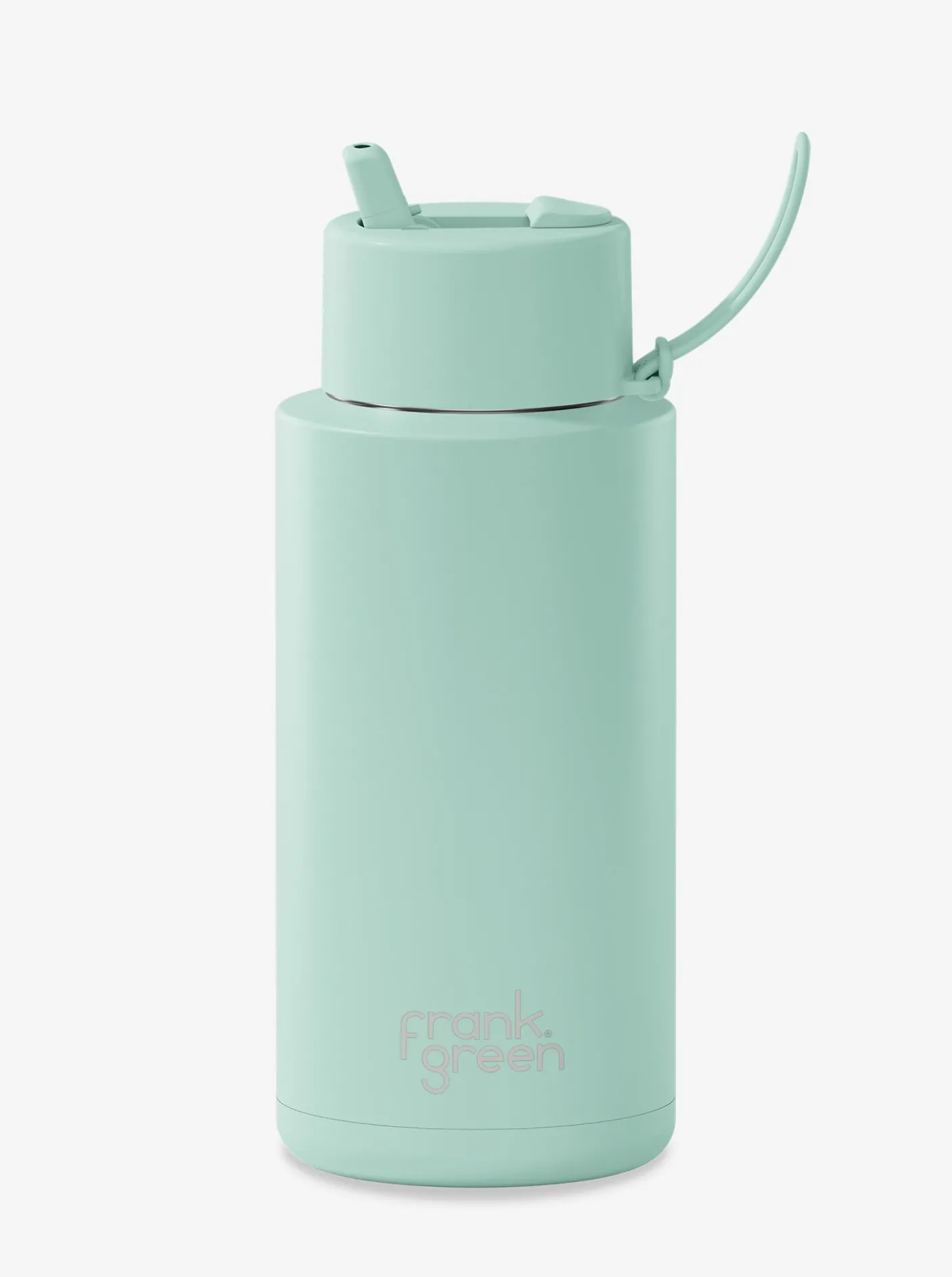 Frank Green Water Bottles-Ceramic Reusable Bottle Peppermint 34oz