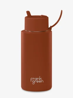 Frank Green Water Bottles-Ceramic Reusable Bottle Toffee 34oz