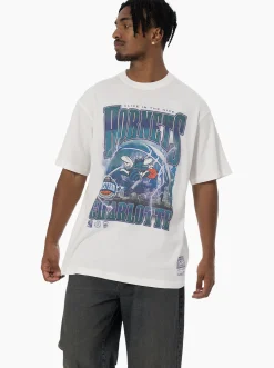 Mitchell & Ness Tees & Singlets-Charlotte Hornets City Strike Tee