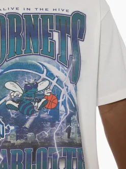 Mitchell & Ness Tees & Singlets-Charlotte Hornets City Strike Tee
