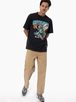 Mitchell & Ness Tees & Singlets-Charlotte Hornets On Fire Tee