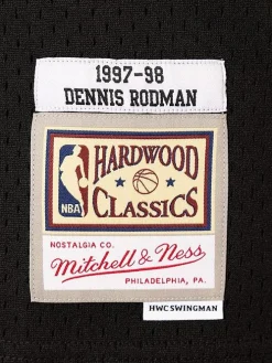 Mitchell & Ness Nba Jerseys|Tees & Singlets-Chicago Bulls 97-98 Dennis Rodman Swingman Jersey