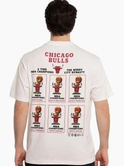 Mitchell & Ness Tees & Singlets-Chicago Bulls Stadium Banner Tee