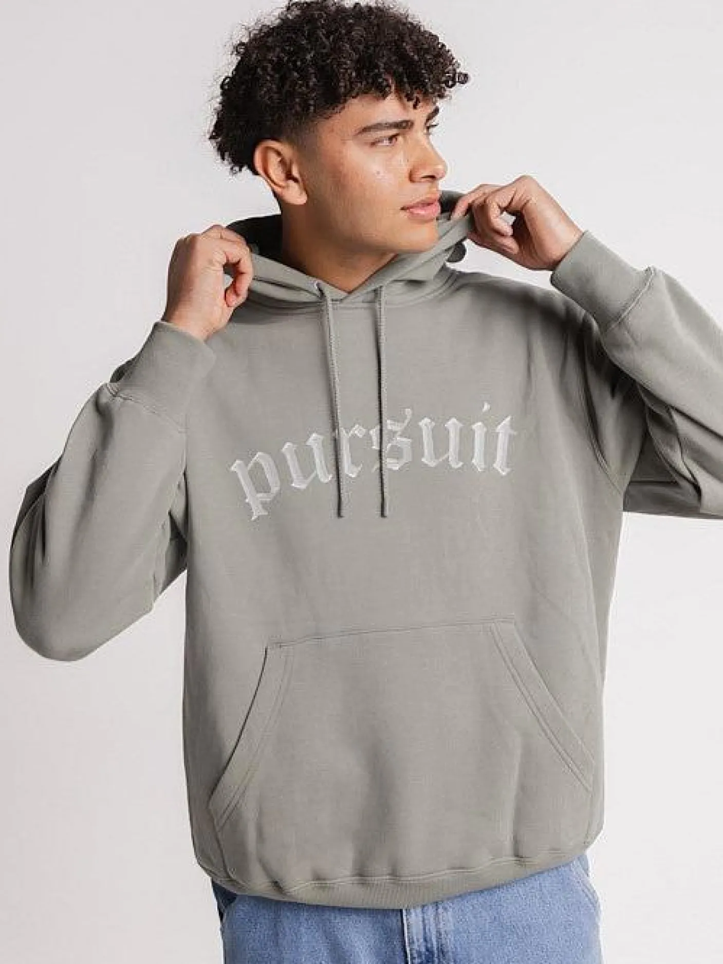 Pursuit of Happiness Hoodies & Crews-Chrome Heavyweight Pullover in Olive