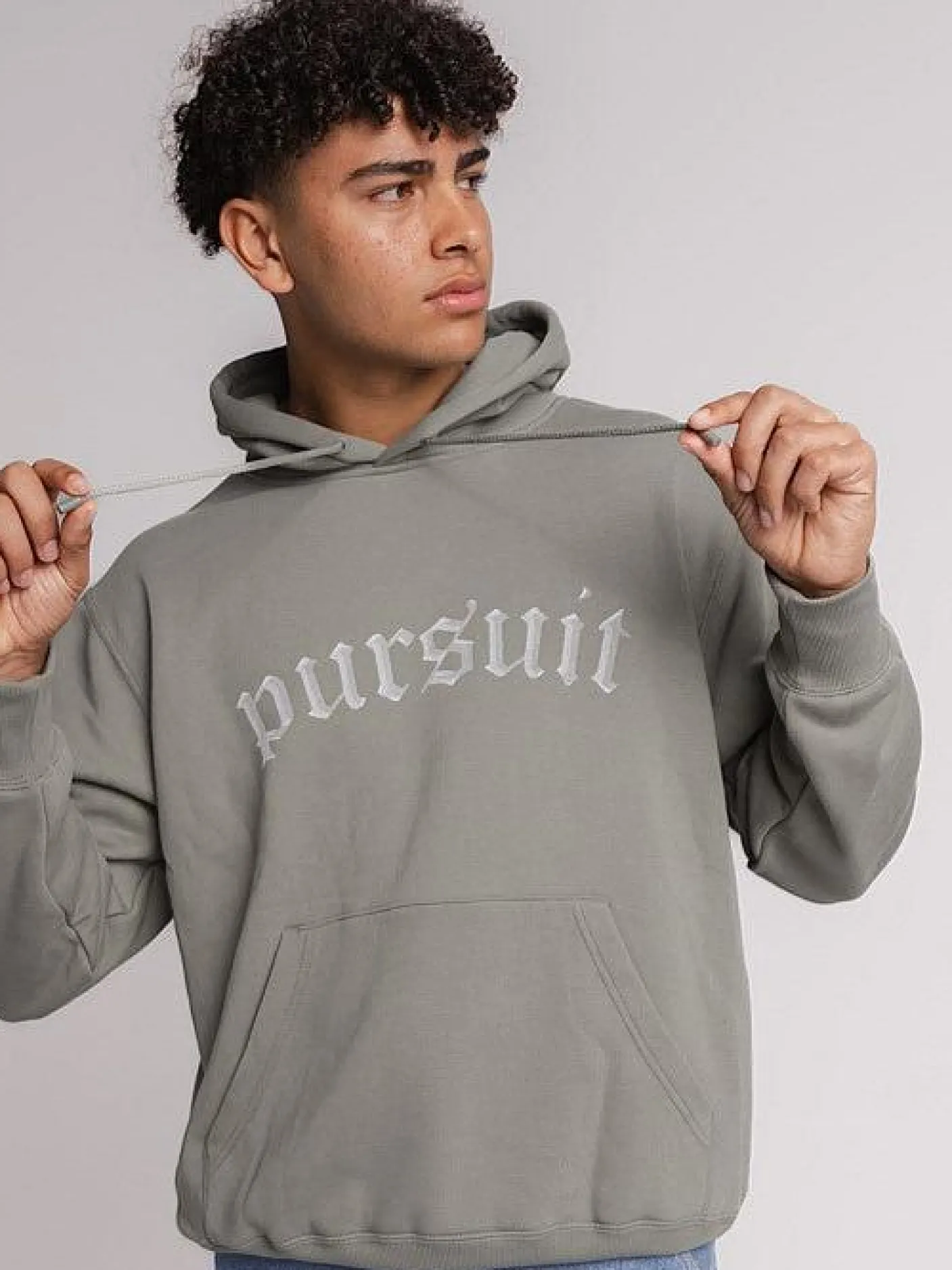 Pursuit of Happiness Hoodies & Crews-Chrome Heavyweight Pullover in Olive