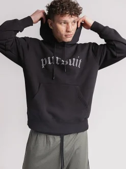Pursuit of Happiness Tees & Singlets-Chrome Heavyweight Pullover in Black