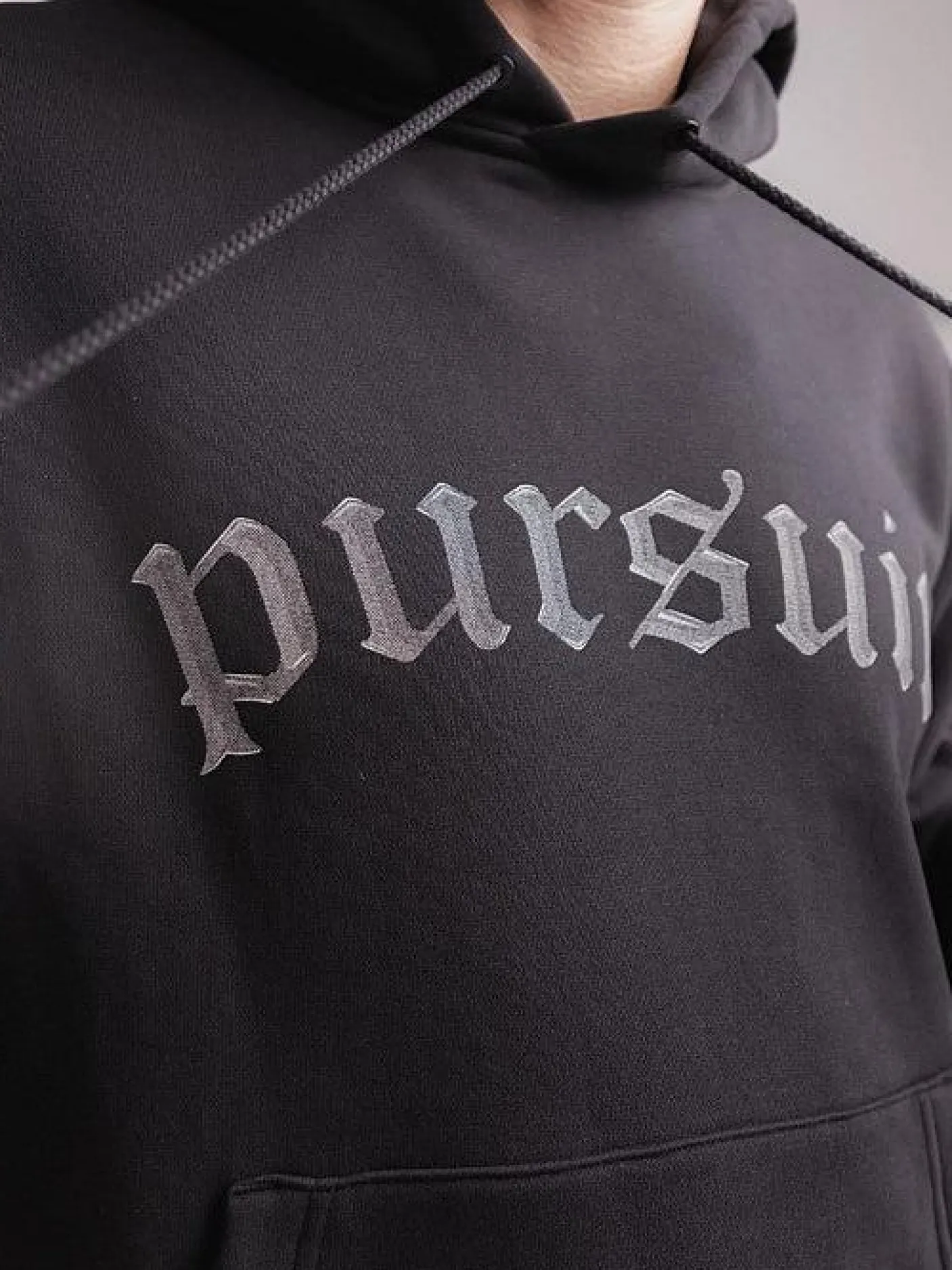 Pursuit of Happiness Tees & Singlets-Chrome Heavyweight Pullover in Black