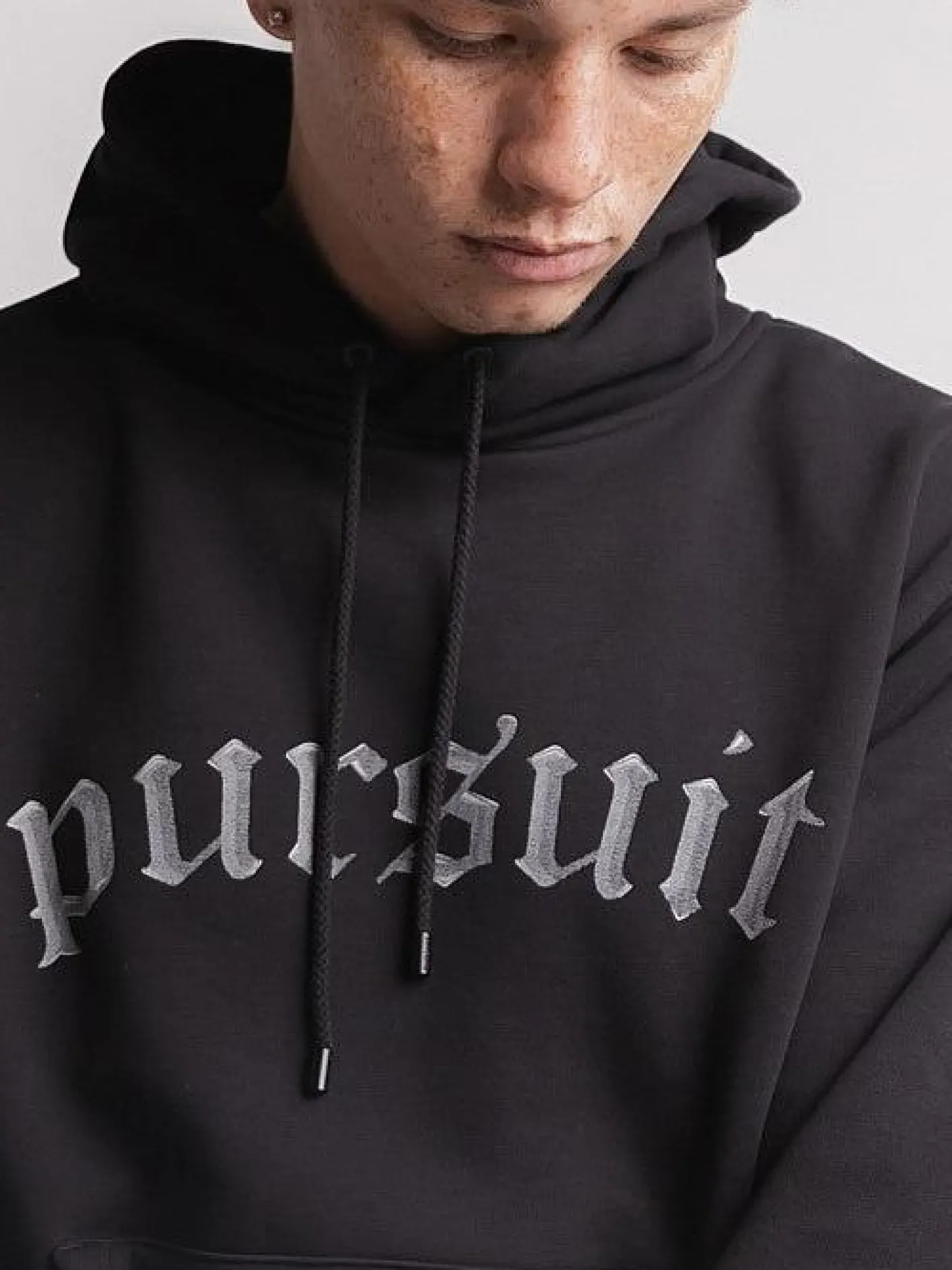 Pursuit of Happiness Tees & Singlets-Chrome Heavyweight Pullover in Black