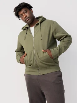 The Joggers Club Hoodies & Crews-Classic Full Zip In Fern