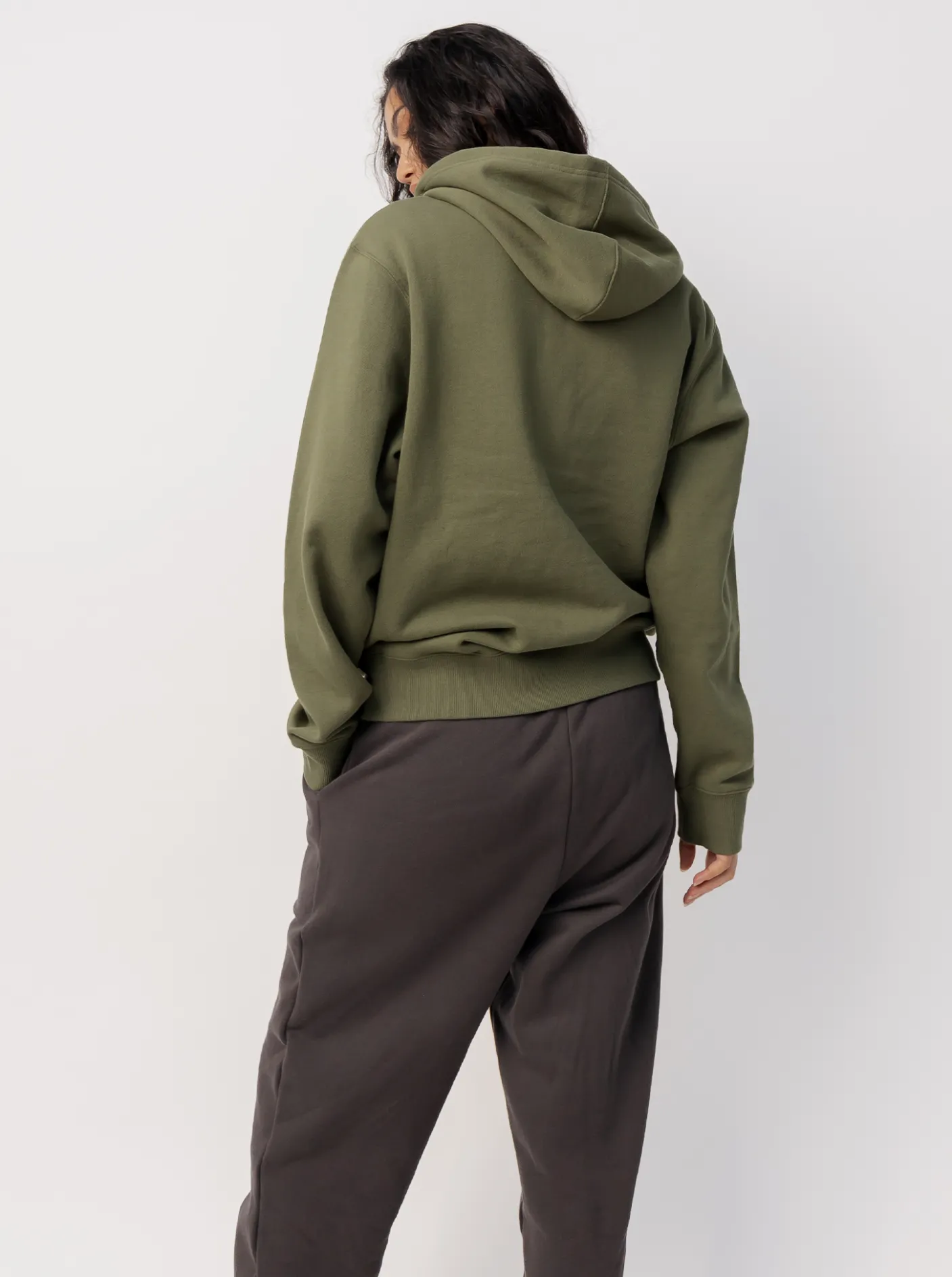 The Joggers Club Hoodies & Crews-Classic Full Zip In Fern