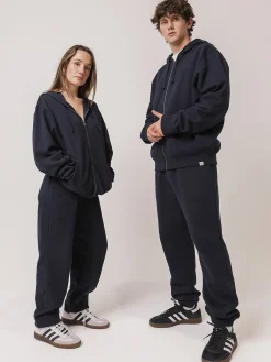 Women The Joggers Club Hoodies & Crews|Hoodies & Crews-Classic Full Zip In Midnight Navy
