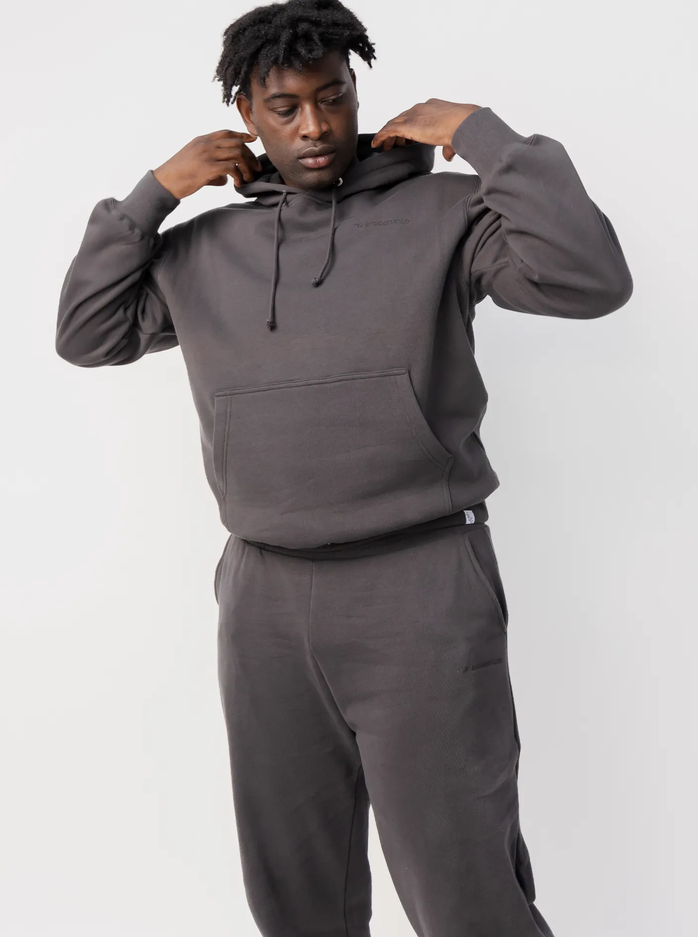 Women The Joggers Club Hoodies & Crews|Hoodies & Crews-Classic Hood In Washed Black