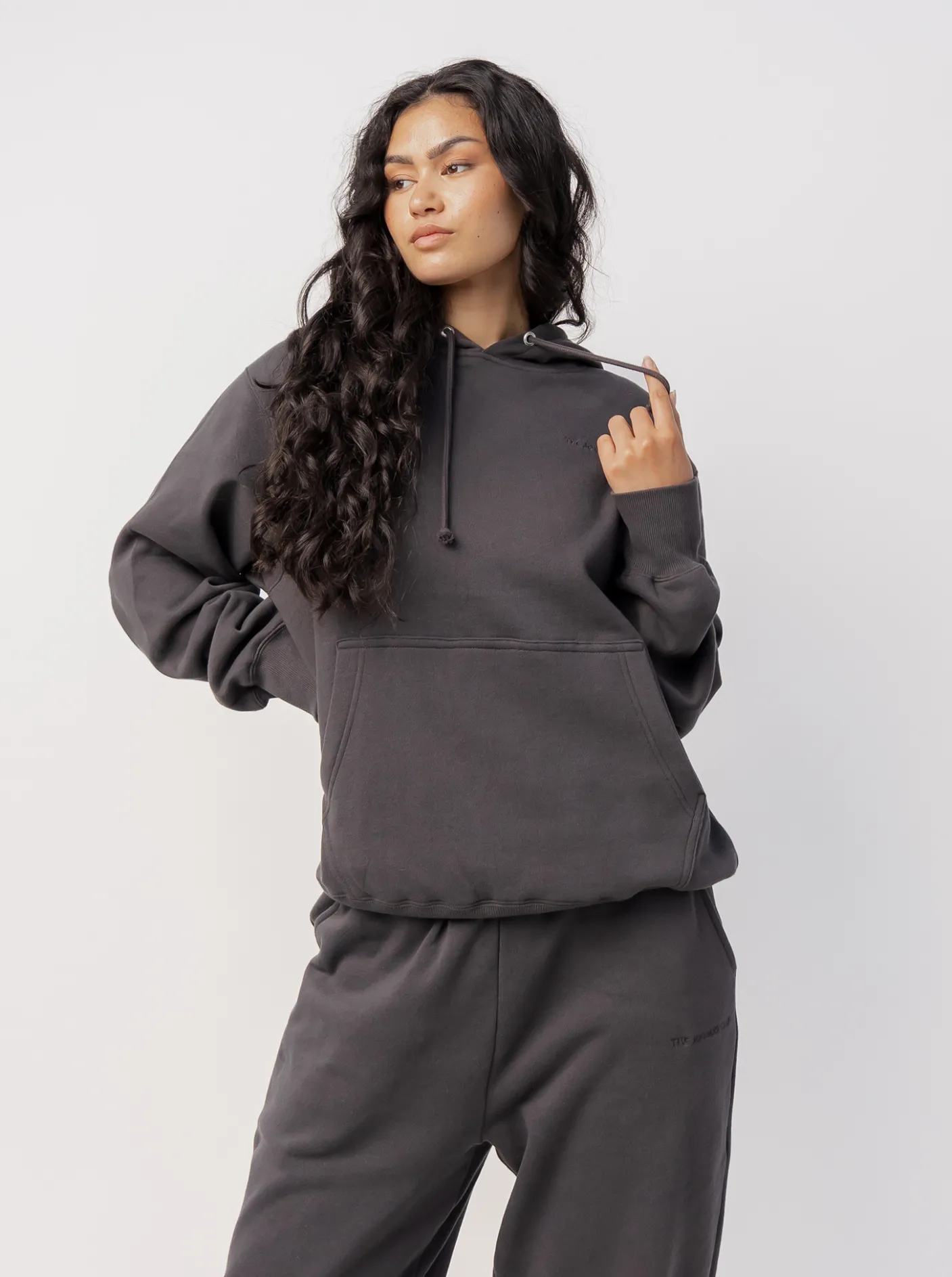 Women The Joggers Club Hoodies & Crews|Hoodies & Crews-Classic Hood In Washed Black