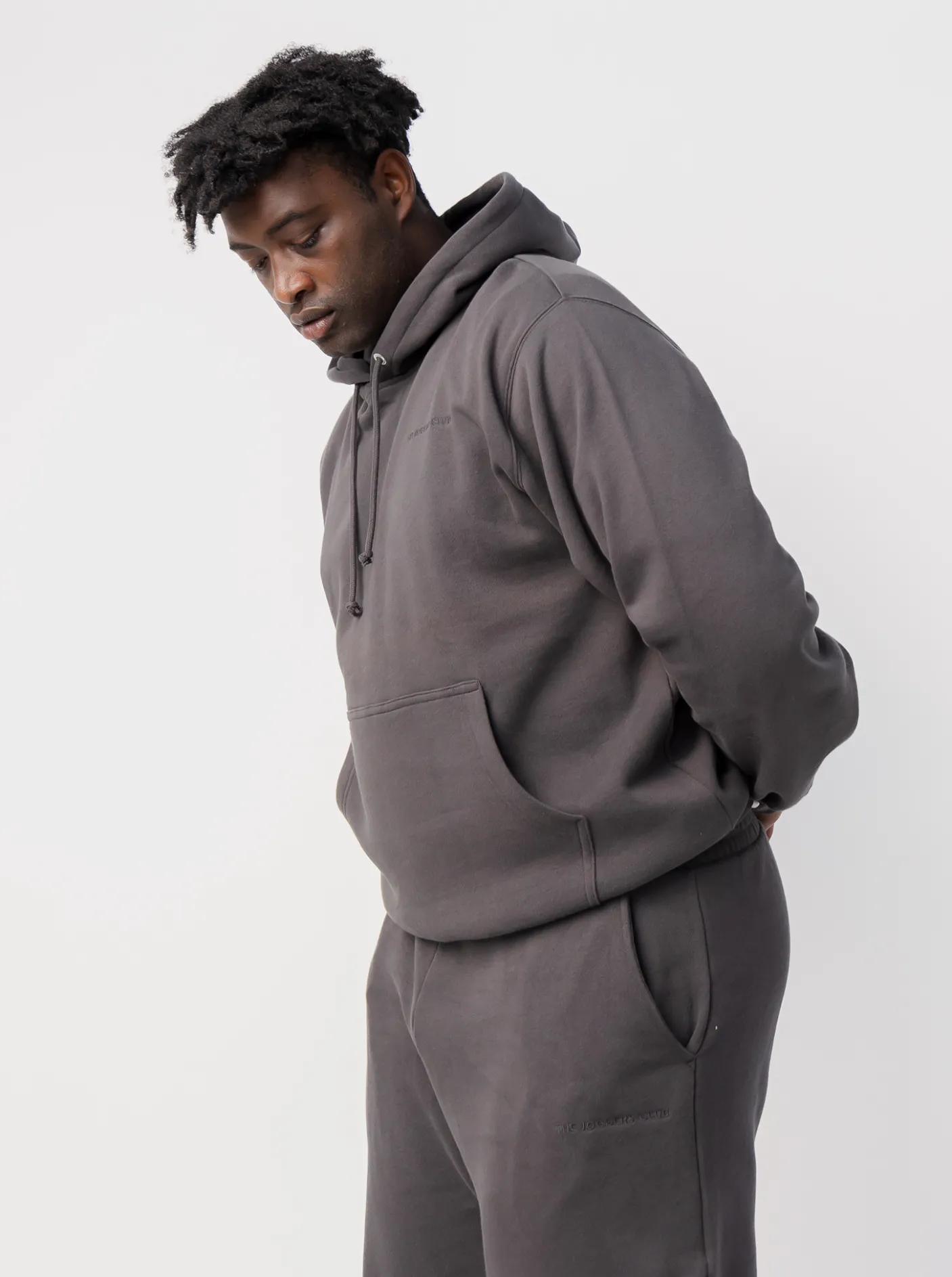 Women The Joggers Club Hoodies & Crews|Hoodies & Crews-Classic Hood In Washed Black