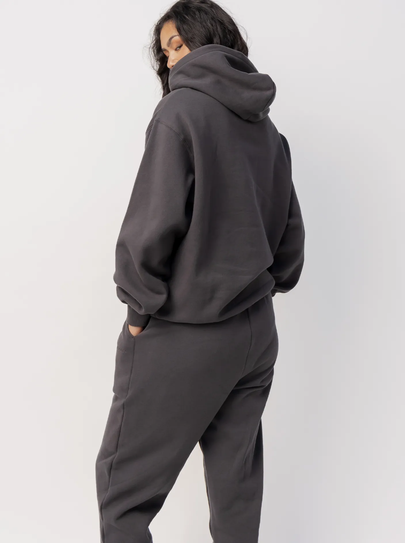 Women The Joggers Club Hoodies & Crews|Hoodies & Crews-Classic Hood In Washed Black